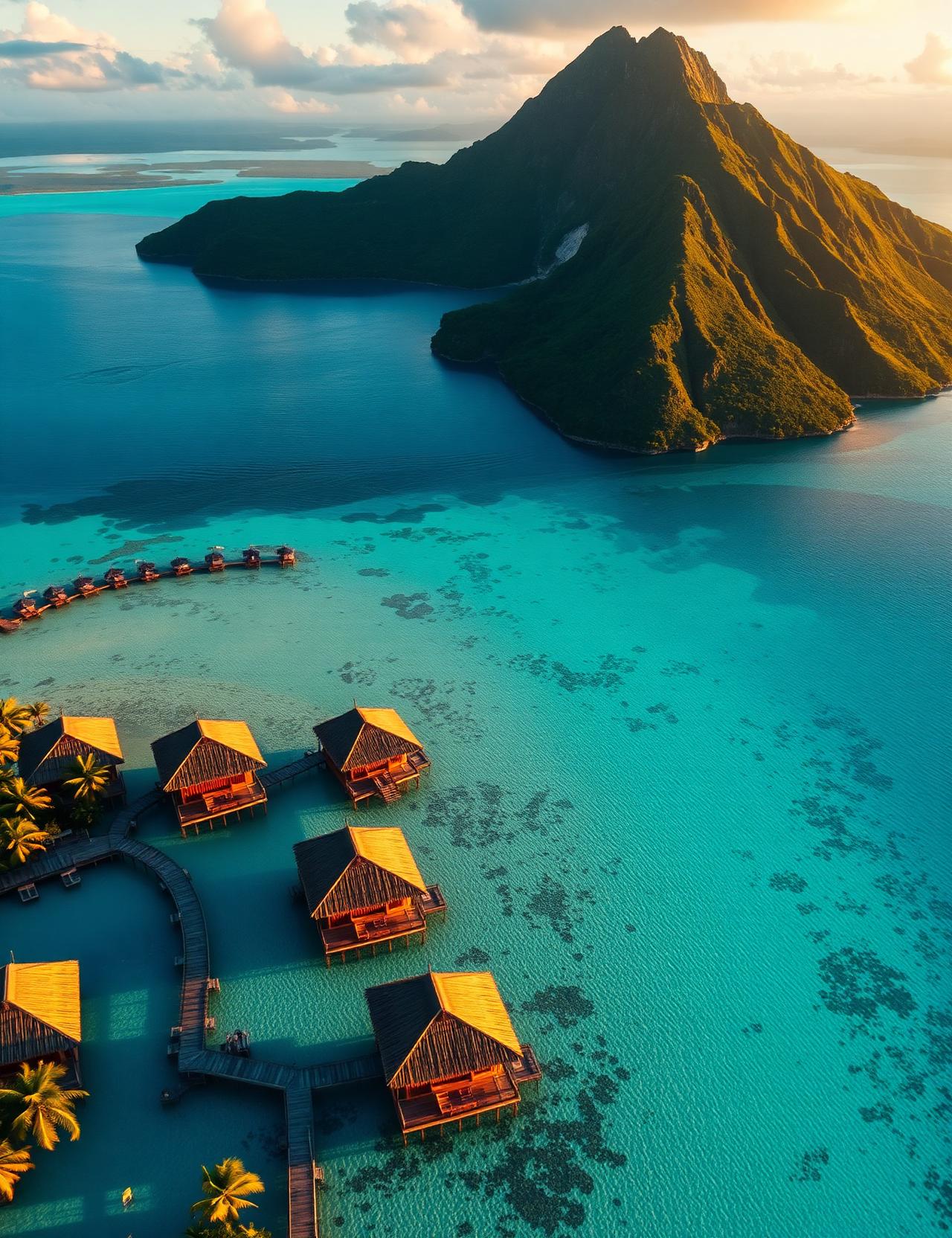 French Polynesia landscape